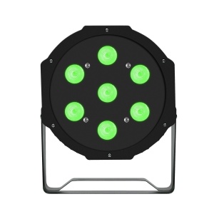 Proiector lumini PAR LED RGBW, cu 7 leduri 70W si culori statice - Img 3