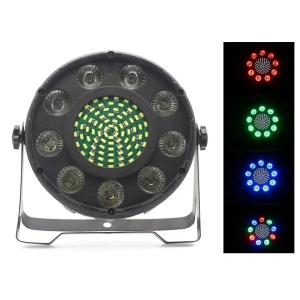 Proiector lumini Par Led Slim 9x4W RGBW + 81 SMD Strobo