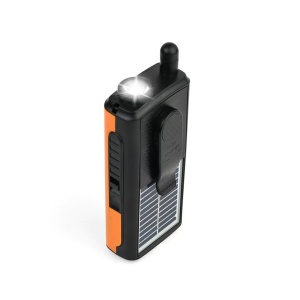 Radio portabil cu lanterna CcLamp CL-601,alimentare duala solar si retea - Img 2