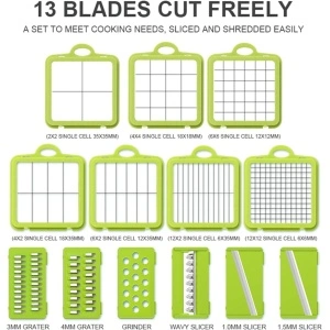 Razatoare multifunctionala pentru legume cu 22 accesorii Veggie Slicer - Img 3