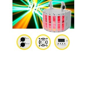 Scanner proiector cu efecte lumini discoteca LED Derby Light - Img 4