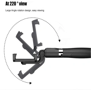 Selfie Stick cu Trepied si telecomanda L01, pentru iOS Android WIreless - Img 4