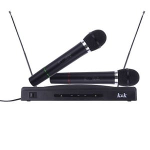 Set 2 microfoane wireless semiprofesionale K&K AT-306 - Img 3