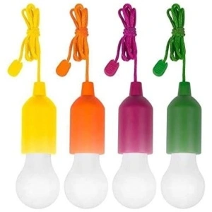 Set 4 becuri cu LED fara fir Handy Lux Colors portabile