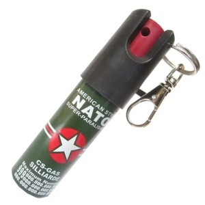 Set doua sprayuri paralizante NATO cu propulsie 20 ml de tip breloc - Img 2