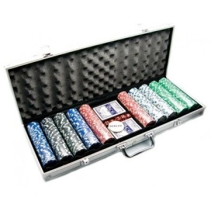 Set Poker cu 500 jetoane si geanta tip diplomat inclusa - Img 1