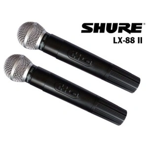 Sistem wireless SHURE LX88-II cu doua microfoane profesionale UHF - Img 4