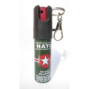 Spray paralizant NATO tip breloc cu propulsie Jet 20 ml - Img 1