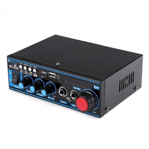 Statie amplificare audio cu Bluetooth BT-638, 2 x 30 W,16 Ohm, telecomanda - Img 3