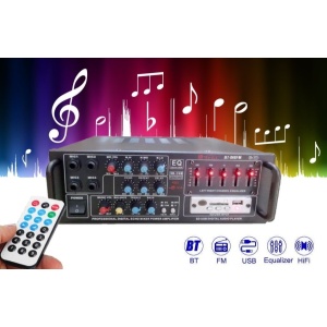 Statie de amplificare audio cu Bluetooth si 2 canale 2x40W RMS - Img 2