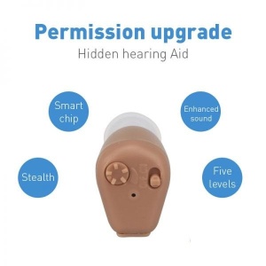 Aparat auditiv reincarcabil cu acumulator, Happy Sheep HP-688 intraauricular - Img 3