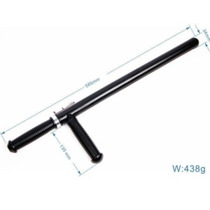 Baston tonfa din cauciuc si polipropilena lungime 59 cm - Img 3