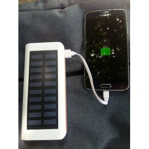 Baterie externa solara 20000 mAh Power Bank cu acumulator si 3 porturi USB tip C - Img 8