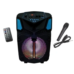 Boxa portabila cu Bluetooth JRH H8 si microfon pe fir, 300W - Img 3