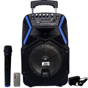 Boxa portabila tip troler JRH A81, 300 W cu microfon wireless si Bluetooth - Img 3