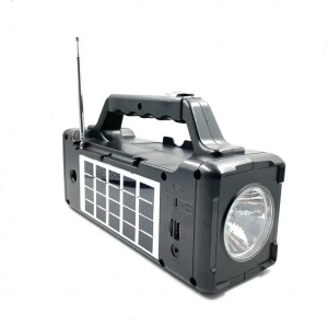 Boxa solara portabila CcLamp CL-16 cu lanterna si Radio FM - Img 4