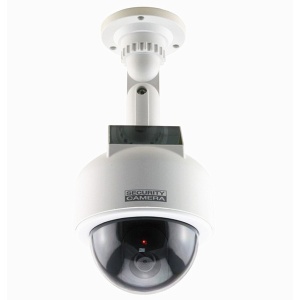 Camera de supraveghere falsa cu alimentare solara