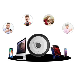 Camera supraveghere video cu vedere panoramica de 360,Wireless V380-A8 - Img 5