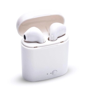 Casti wireless cu acumulator i7 MiNi cu incarcare USB,Bluetooth 5.0 - Img 1