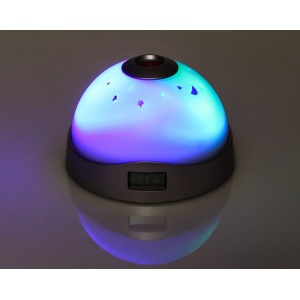 Ceas digital multicolor cu alarma si proiectie ora pe tavan - Img 2
