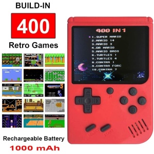 Consola de jocuri video portabila si pentru televizor Retro Mini Gameboy 400 in 1 - Img 6
