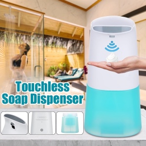 Dozator de sapun tip spuma cu senzor de miscare si lumina LED - Img 2