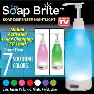 Dozator sapun Soap Brite cu lumina LED senzor de miscare,400ml - Img 3