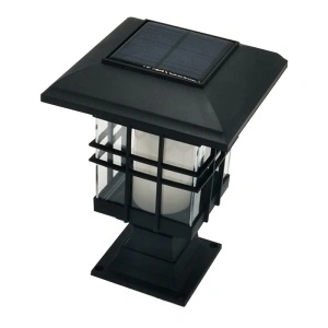 Felinar de gradina cu incarcare solara si LED efect de flacara BH-6077 - Img 1