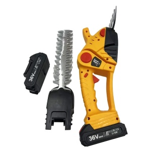 Foarfeca electrica pentru gard viu cu 2 acumulatori 36V