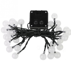 Ghirlanda luminoasa solara tip Glob,cu 50 LED-uri lumina calda de exterior - Img 5