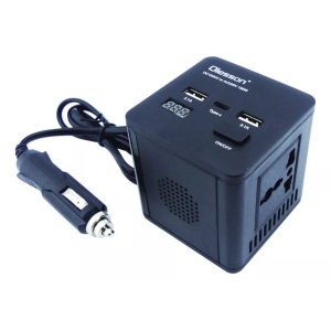 Invertor auto 150W 12/24V Olesson DC la 220V AC cu 2xUSB - Img 5