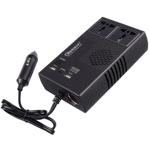 Invertor auto Olesson convertizor 12-24V la 220V AC cu Display, putere 200 W - Img 3