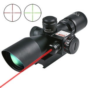 Luneta profesionala cu laser rosu ACM si reticul iluminat 2.5-10*40E - Img 5
