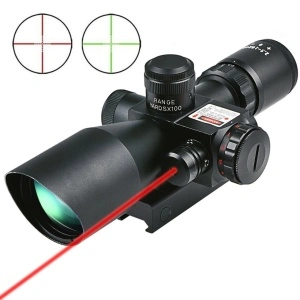 Luneta profesionala cu laser rosu ACM si reticul iluminat 2.5-10*40E - Img 5