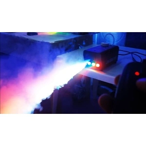 Masina de fum cu LED-uri putere 600W si telecomanda wireless - Img 3