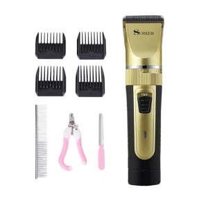 Masina de tuns cu acumulator pentru animale si accesorii incluse,Surker SK-910 - Img 5