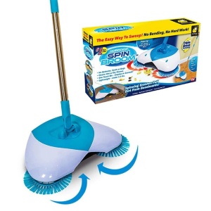 Matura rotativa Hurricane Spin Broom,cu perii rotative 360 de grade - Img 3