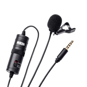 Microfon lavaliera omnidirectional pentru camere foto si Smartphone Boya BY-M1 - Img 2