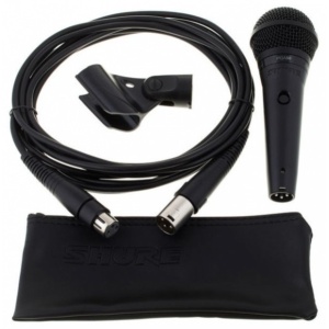 Microfon profesional dinamic Shure PGA58 cu cablu audio conectare XLR - Img 4