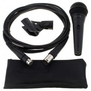 Microfon profesional dinamic Shure PGA58 cu cablu audio conectare XLR - Img 4