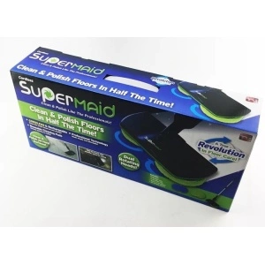 Mop electric rotativ de curatat si lustruit podele, Super Maid - Img 3