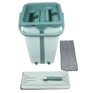 Mop profesional cu doua cuve de spalare si uscare + 2 rezerve cadou - Img 3