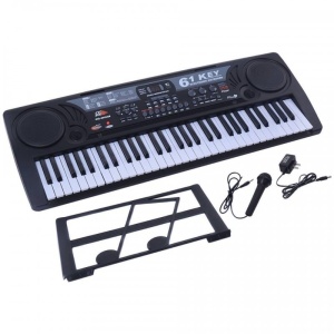 Orga electronica 61 de clape MQ-809 cu microfon si citire USB / MP3 - Img 2