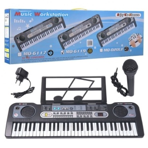 Orga electronica incepatori cu 61 clape si 5 Octave, microfon inclus MQ-6119 - Img 3