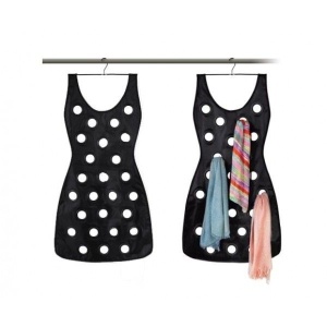 Organizator pentru esarfe si fulare,Black Dress Scarf Organizer - Img 4