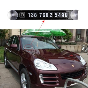 Placuta magnetica afisare numar telefon pentru autoturism - Img 3