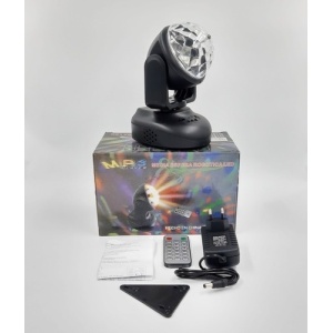 Proiector Disco cu Efecte de lumini si Leduri RGB mini Moving Head Lighting - Img 6