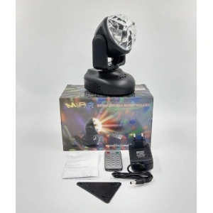 Proiector Disco cu Efecte de lumini si Leduri RGB mini Moving Head Lighting - Img 6