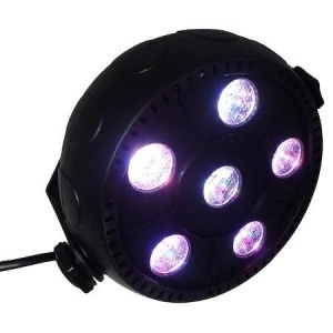 Proiector joc de lumini PAR 6 LED RGB Disco, lumini arhitecturale - Img 5