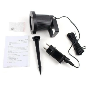 Proiector LED RGB exterior cu joc fulgi albi de zapada IP65 - Img 3